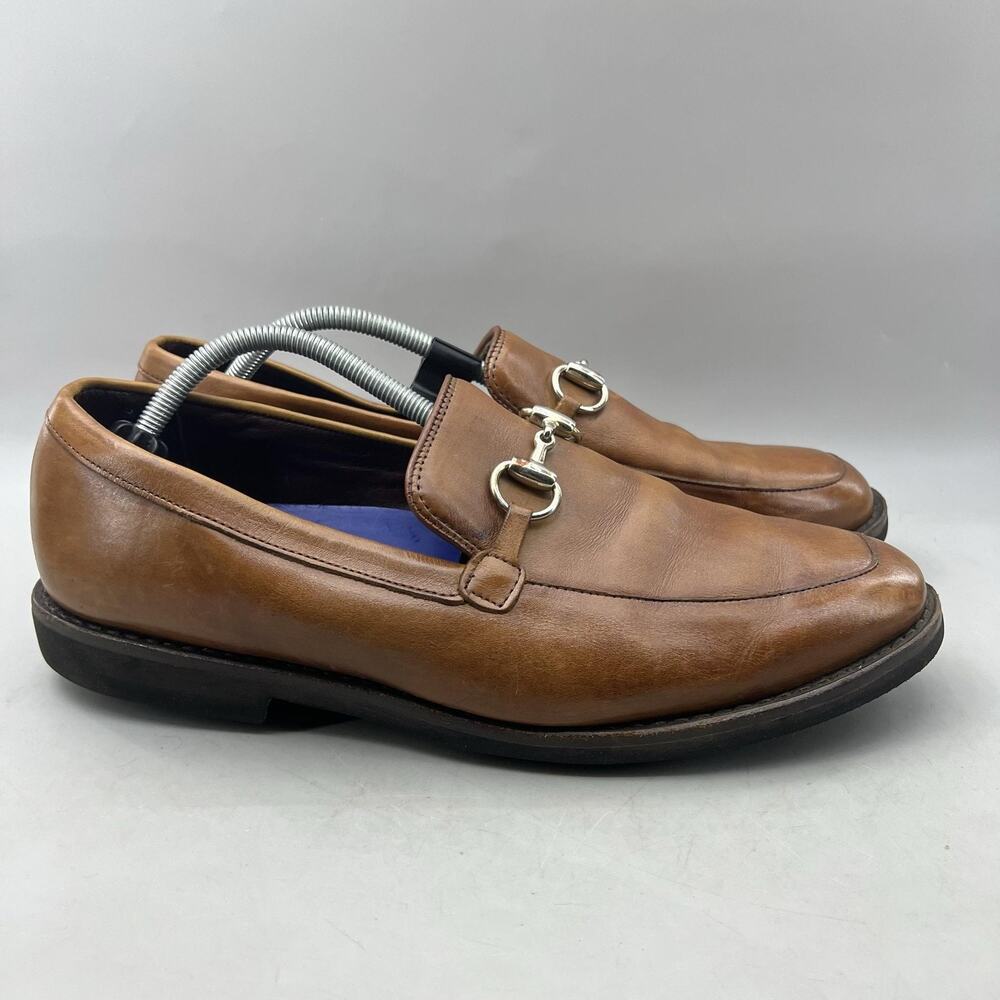 Allen Edmonds Road Warriors Bit Loafers Men Size 12 D Brown Leather Comfort Shoe